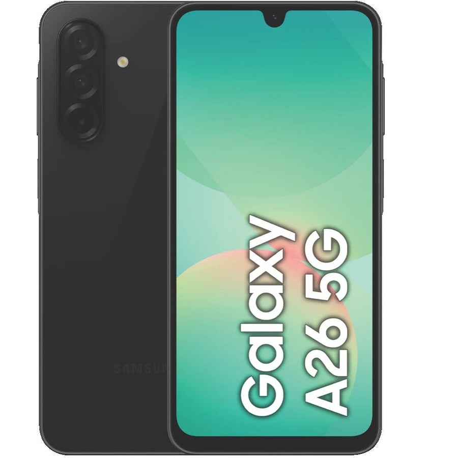 Samsung Galaxy A26 5G 128GB - Black *AU STOCK*, 6.7', Super AMOLED, 90Hz, 6GB/128GB, 50MP/13MP, Single SIM, 5000mAh, 2 Years Warranty - Leader Electronics