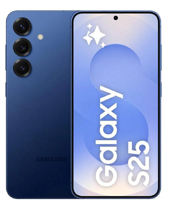Samsung Galaxy S25 5G 256GB - Navy *AU STOCK* , 6.2', Full HD+, 120Hz, 12GB/256GB, 50MP/12MP, Single+ eSIM, AI, 4000mAh, 2 Years Warranty - Leader Electronics