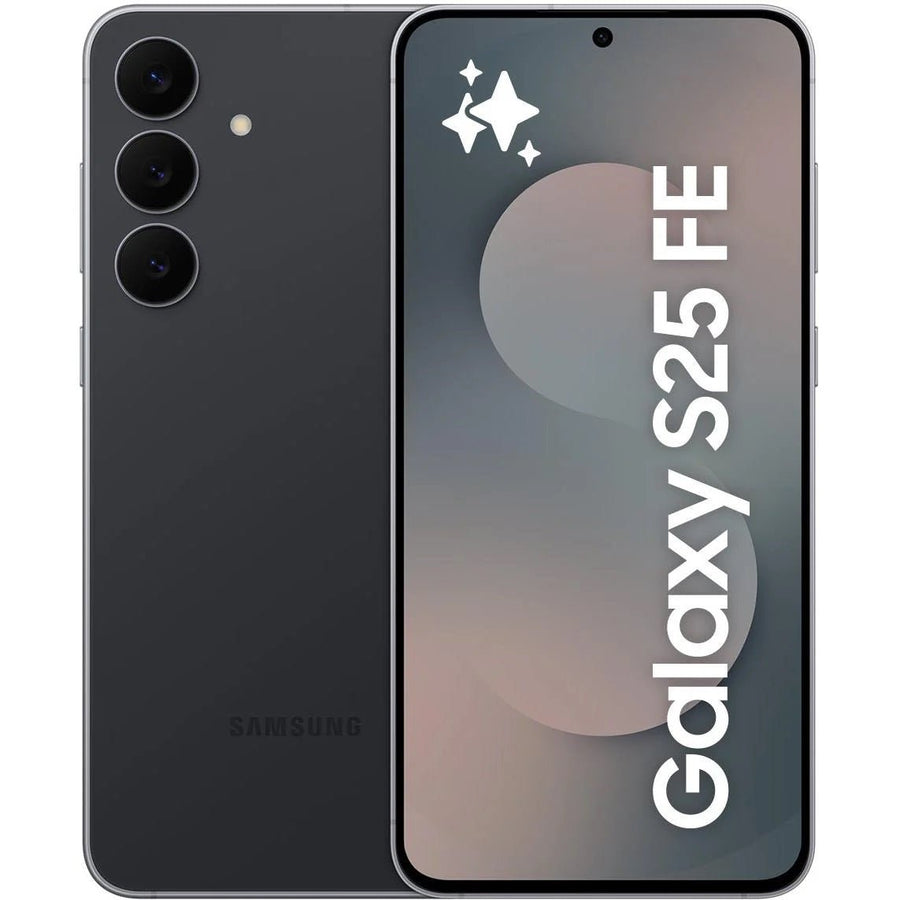 Samsung Galaxy S25 FE 5G 128GB - Jet Black *AU STOCK*, 6.7', Full HD+, 120Hz, 8GB/128GB, 50MP/12MP, Single+ eSIM, AI, 4900mAh, 2 Years Warranty - Leader Electronics