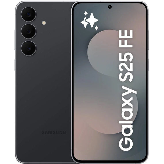Samsung Galaxy S25 FE 5G 128GB - Jet Black *AU STOCK*, 6.7', Full HD+, 120Hz, 8GB/128GB, 50MP/12MP, Single+ eSIM, AI, 4900mAh, 2 Years Warranty - Leader Electronics