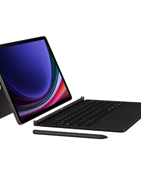 Samsung Galaxy Tab S10 Lite / S10 FE / Tab S9 / S9 FE Book Cover Keyboard - Black(EF-DX725UBEGWW), Effortless Comes In 150°, AI Key, 6 Months Warranty - Leader Electronics