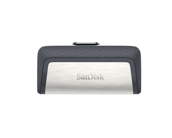 SanDisk 32GB Ultra Dual Drive Go 2-in-1 USB-C & USB-A Flash Drive Memory Stick 150MB/s USB3.1 Type-C Swivel for Android Smartphones Tablets Macs - Leader Electronics