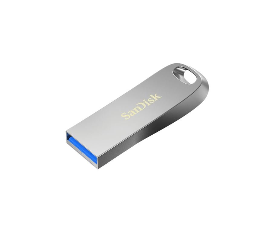 SanDisk 64GB Ultra Luxe USB3.1 Flash Drive Memory Stick USB Type-A 150MB/s capless sliver 5 Years Limited Warranty - Leader Electronics