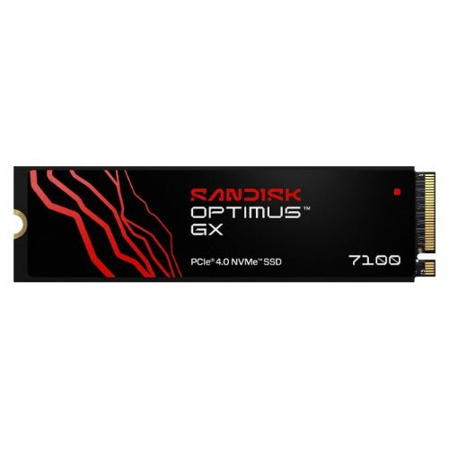 SANDISK Optimus™ GX 7100 PCIe® 4.0 NVMe™ SSD, 500GB, Read 6,800MB/s Write 5,800MB/s, 5 Yr Warranty - Leader Electronics