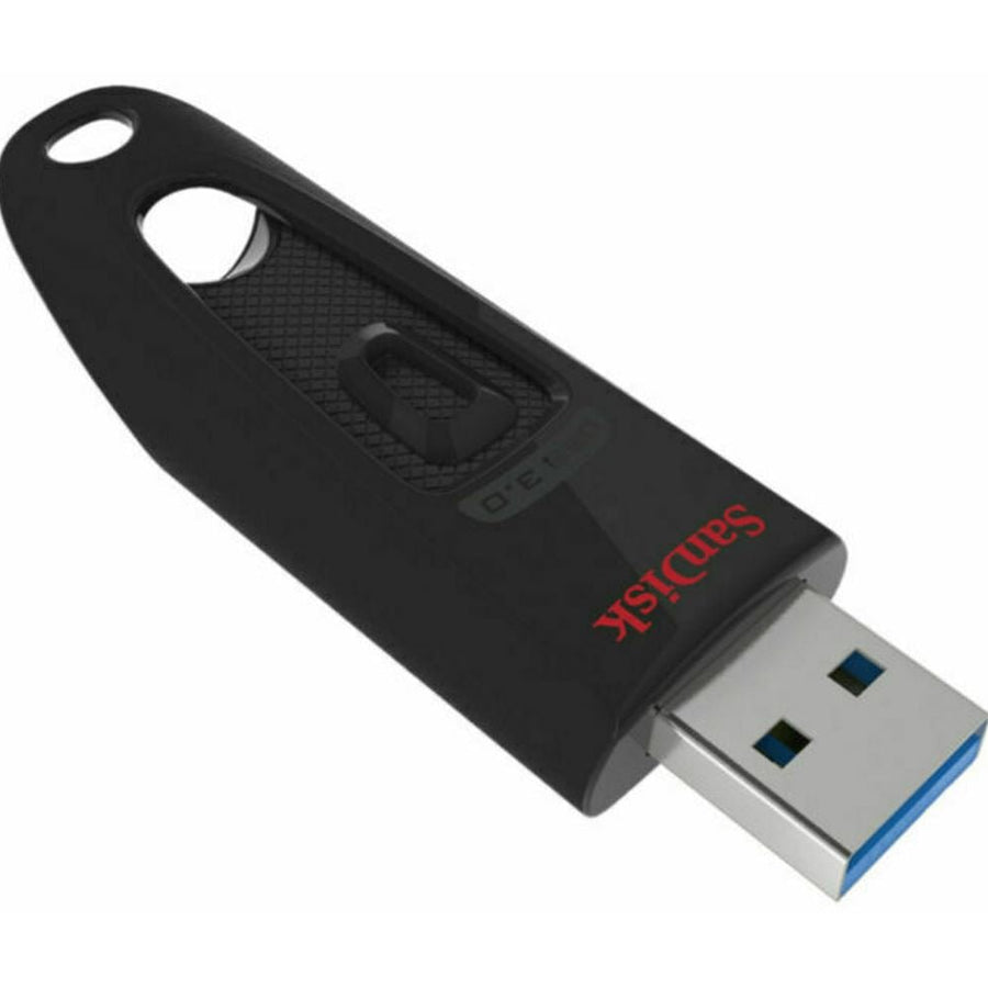 SanDisk Ultra 128GB USB3.0 Flash Drive ~130MB/s Memory Stick Thumb Key Lightweight SecureAccess Password-Protected Retail 5yr - Leader Electronics