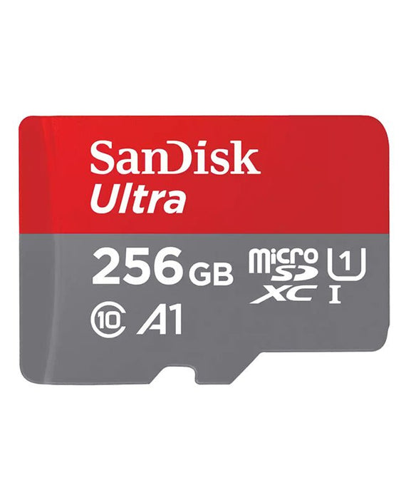 SanDisk Ultra 256GB microSD SDHC SDXC, 256 GB, 150 MB/S, 2 Years Warranty - Leader Electronics