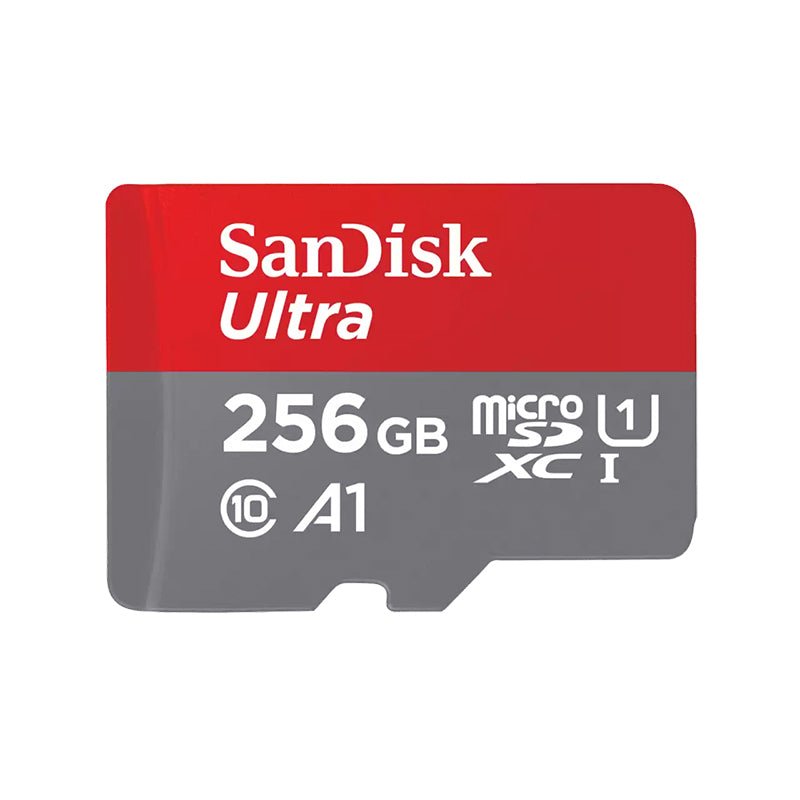 SanDisk Ultra 256GB microSD SDHC SDXC, 256 GB, 150 MB/S, 2 Years Warranty - Leader Electronics
