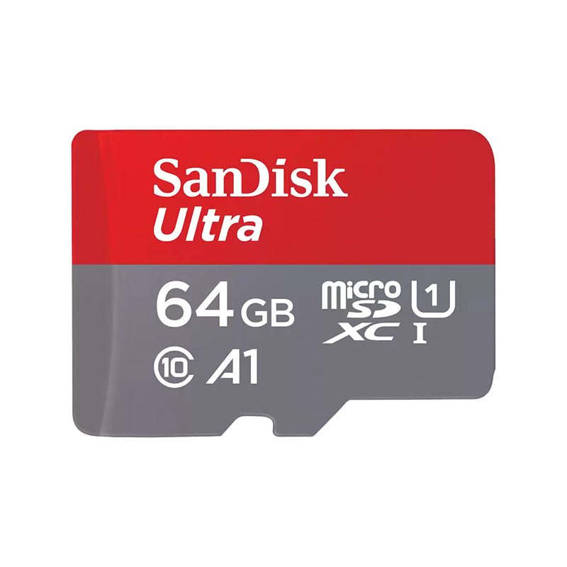 SanDisk Ultra 64GB microSD SDHC SDXC UHS-I Memory Card 140MB/s Class 10 Speed No adapter - Leader Electronics