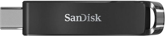 SanDisk Ultra USB Type-C Flash Drive, CZ460 32GB, USB Type C 3.1, Black, Super-thin Retractable, 5Y - Leader Electronics