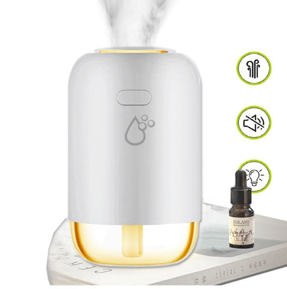 Sansai HUD-303C Portable Humidifier 260ml LED night light moisturize air reduce dust unpleasant smell Quiet 1.5-2W USB power access 4H Spray time - Leader Electronics