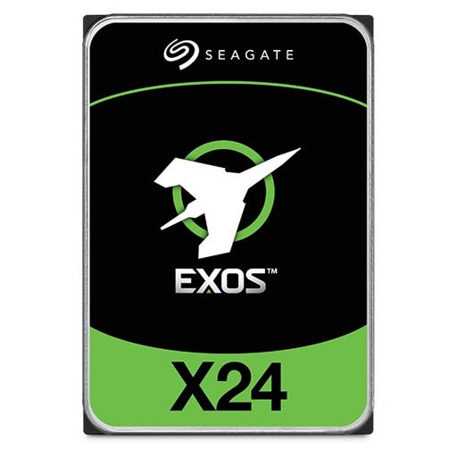 Seagate 12TB 3.5' Exos X24, Helium, SATA 6Gb/s, 7200RPM, 256MB/s CMR, 5Years Warranty - Leader Electronics