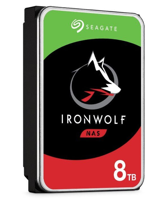 Seagate 8TB 3.5' IronWolf SATA3 NAS 24x7 7200 RPM 256MB Cache SATA 6.0Gb/s HDD (ST8000VN004) - Leader Electronics