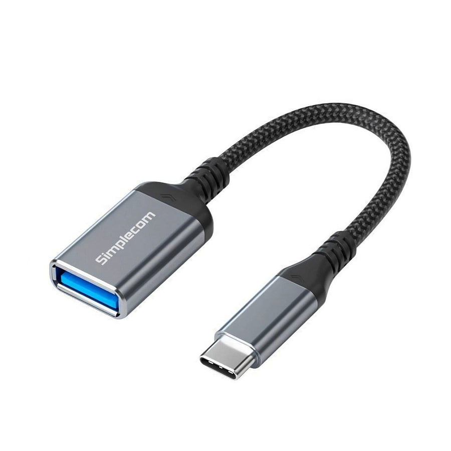 Simplecom CA131 USB-C Male to USB-A Female USB 3.0 OTG Adapter Cable - Leader Electronics