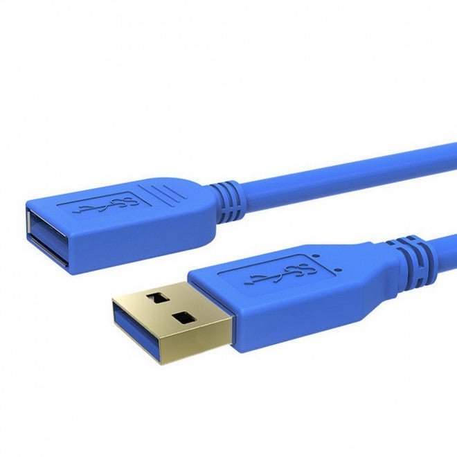 Simplecom CA312 1.2M 4FT USB 3.0 SuperSpeed Extension Cable Insulation Protected Gold Plated - Leader Electronics
