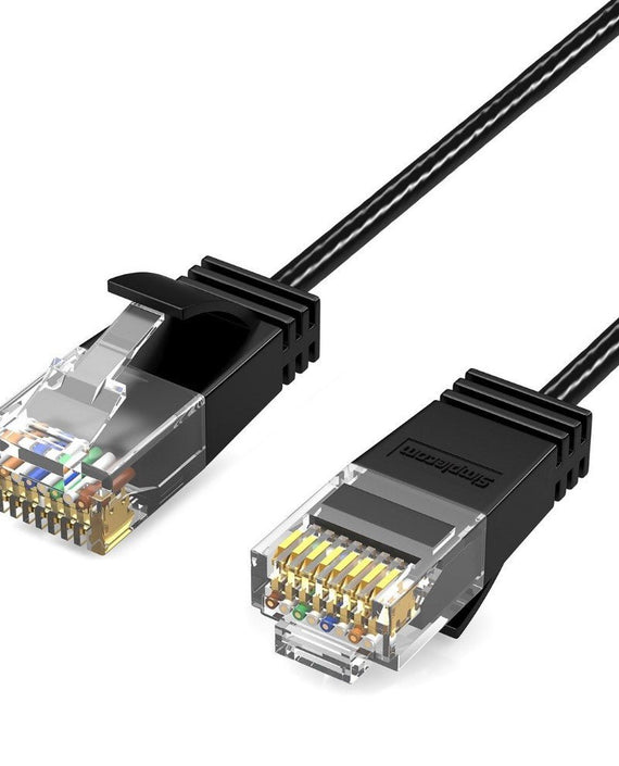 Simplecom CAE650 Ultra Slim Flexible Cat6A UTP Ethernet Cable 10Gbps 5M - Leader Electronics