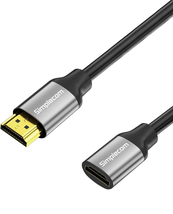 Simplecom CAF305 0.5M HDMI 2.1 Extension Cable Male to Female 48Gbps 8K@60Hz - Leader Electronics