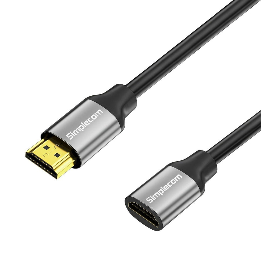 Simplecom CAF305 0.5M HDMI 2.1 Extension Cable Male to Female 48Gbps 8K@60Hz - Leader Electronics