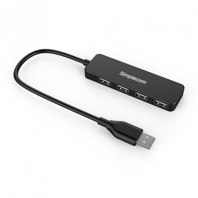 Simplecom CH241 Hi-Speed 4 Port Ultra Compact USB 2.0 Hub - Leader Electronics