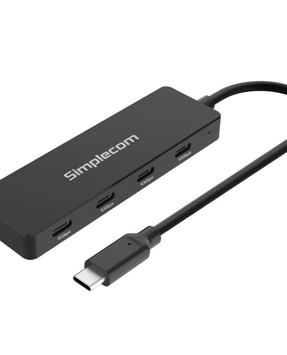 Simplecom CH384 USB-C to 4-Port USB-C Data Hub USB 3.2 Gen 2 10Gbps - Leader Electronics