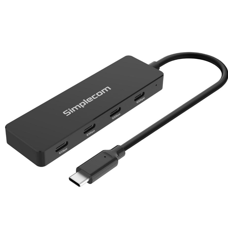 Simplecom CH384 USB-C to 4-Port USB-C Data Hub USB 3.2 Gen 2 10Gbps - Leader Electronics