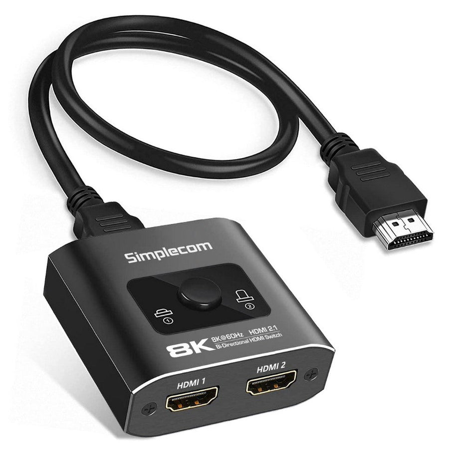 Simplecom CM302V2 Bi-Directional 2 Way HDMI 2.1 Switch Selector 8K - Leader Electronics