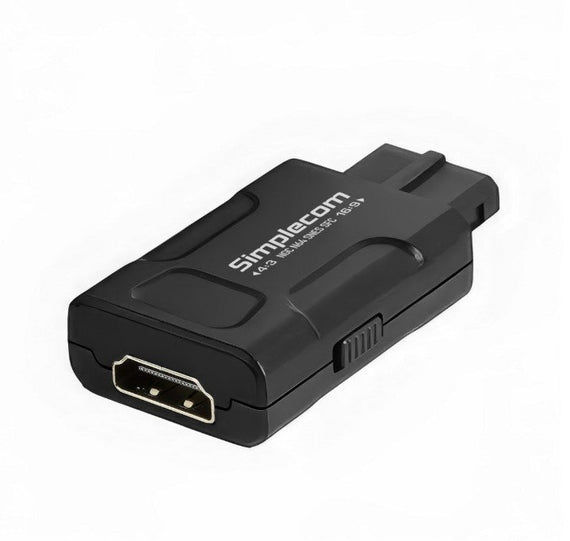 Simplecom CM461v2 HDMI Adapter Composite AV and S-Video to HDMI Converter for Nintendo NGC N64 SNES SFC - Leader Electronics