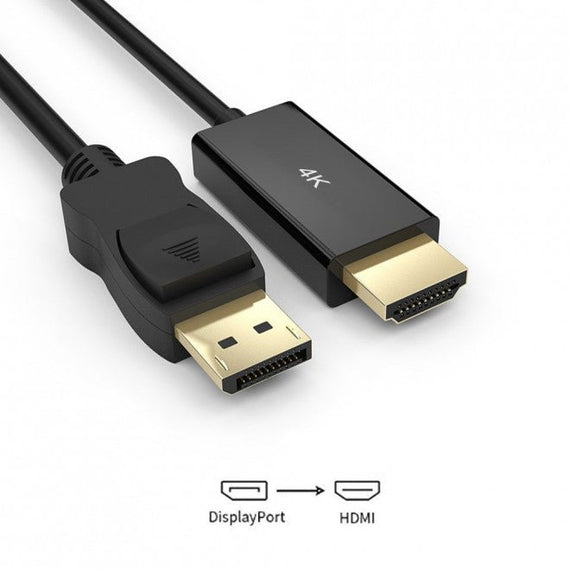 Simplecom DA201 4K DisplayPort to HDMI Cable 1.8M - Leader Electronics