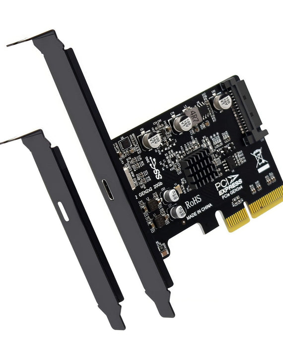 Simplecom EC318v2 PCI-e x4 to USB 3.2 Gen2x2 20Gbps USB-C Expansion Card - Leader Electronics