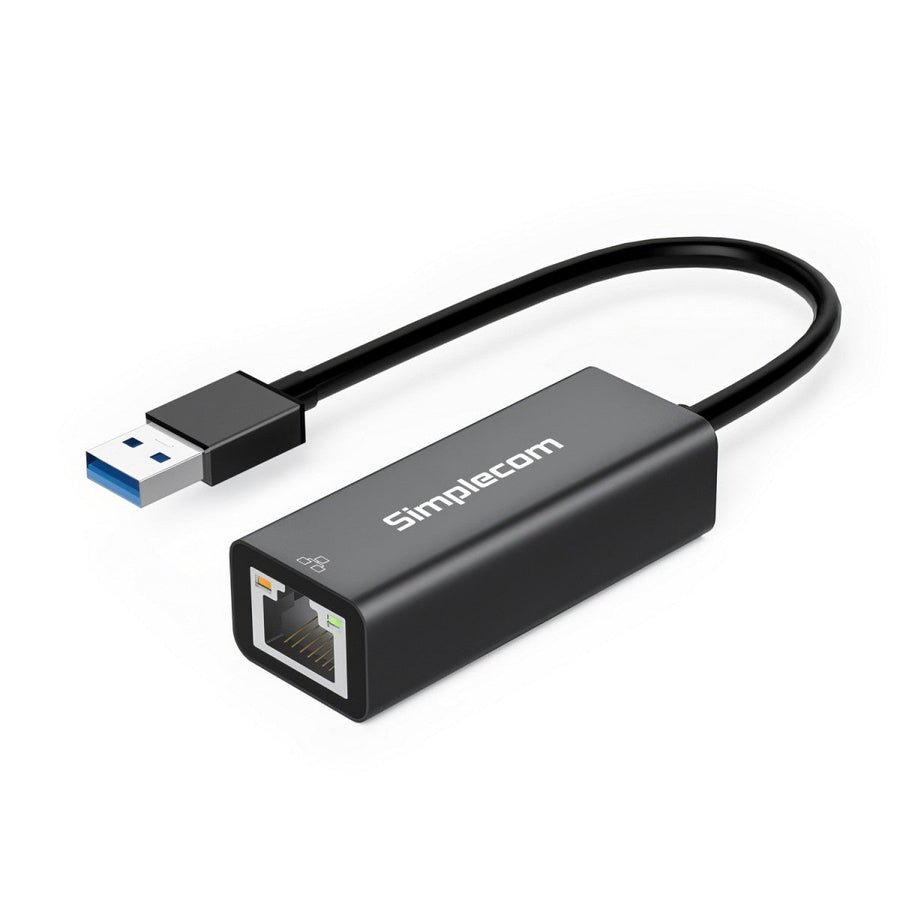 Simplecom NU304 SuperSpeed USB 3.0 to Gigabit Ethernet Network Adapter - Leader Electronics