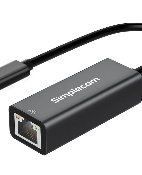 Simplecom NU314 SuperSpeed USB-C to Gigabit Ethernet Network Adapter - Leader Electronics