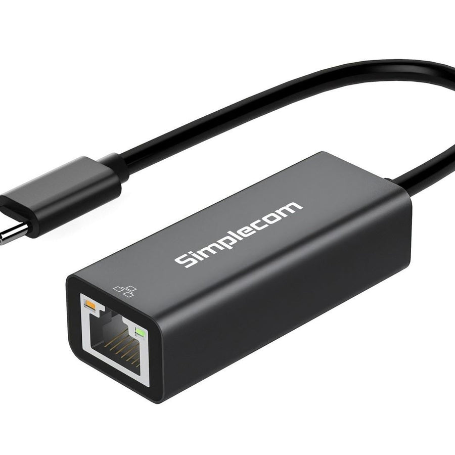 Simplecom NU314 SuperSpeed USB-C to Gigabit Ethernet Network Adapter - Leader Electronics