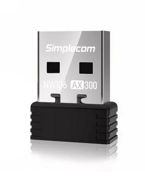 Simplecom NW106 AX300 2.4GHz Wi-Fi 6 USB Wireless Nano Adapter - Leader Electronics