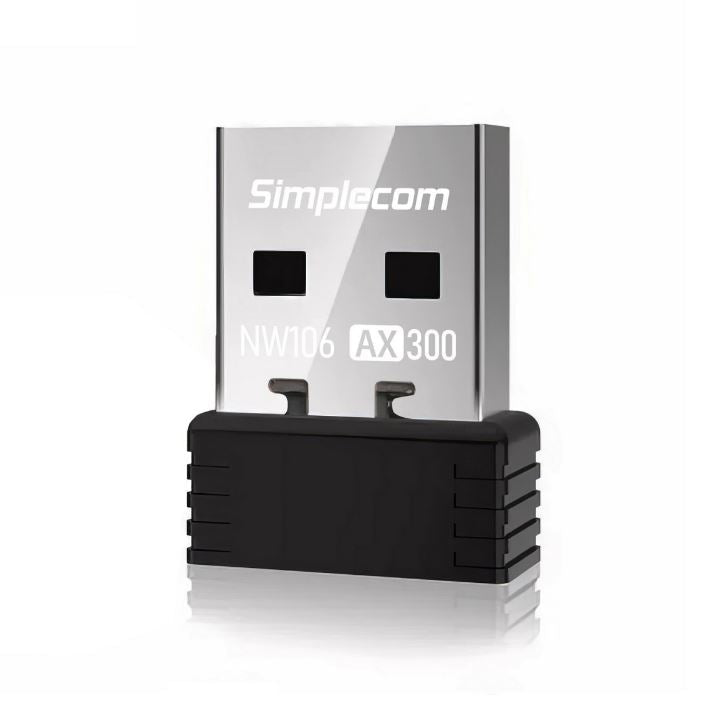Simplecom NW106 AX300 2.4GHz Wi-Fi 6 USB Wireless Nano Adapter - Leader Electronics