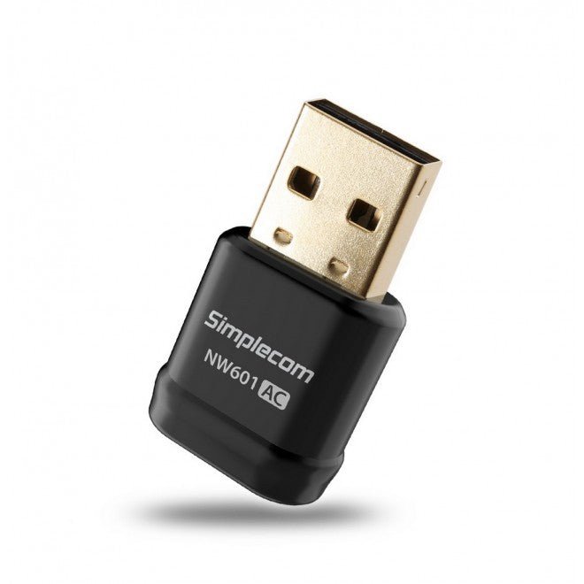 Simplecom NW601 AC600 Mini WiFi Dual Band Wireless USB Adapter - Leader Electronics