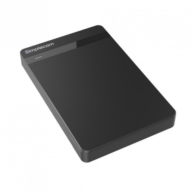 Simplecom SE203 Tool Free 2.5' SATA HDD SSD to USB 3.0 Hard Drive Enclosure - Black Enclosure Super Speed USB3.0 offer Transfer Rates Up To 5Gbps - Leader Electronics