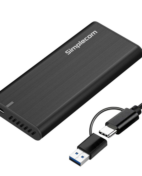 Simplecom SE502C SATA M.2 SSD to USB-C Enclosure USB 3.2 Gen1 5Gbps - Leader Electronics
