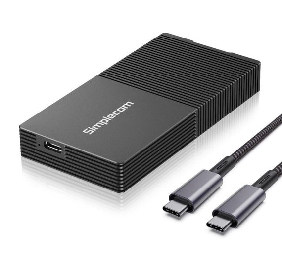 Simplecom SE640 USB4 to NVMe M.2 SSD USB-C Enclosure 40Gbps - Leader Electronics