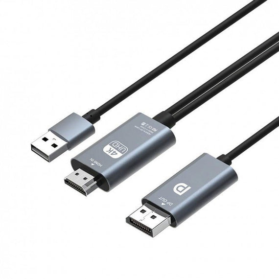 Simplecom TH201 HDMI to DisplayPort Active Converter Cable 4K@60hz USB Powered 2M - Leader Electronics