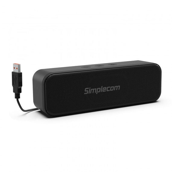 Simplecom UM228 Portable USB Stereo Soundbar Speaker Plug and Play with Volume Control for PC Laptop - Leader Electronics
