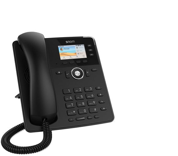 SNOM D717 4 Line Professional IP Phone, Gbit port & 1 USB port, 4 Context-sensitive Function Keys, Wideband Audio - Leader Electronics