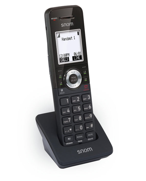 SNOM M10 Office Handset, Headset Connectable, Backlit Keypad, Long Standby time, Advanced Audio Quality **IPS-M10-PP** - Leader Electronics