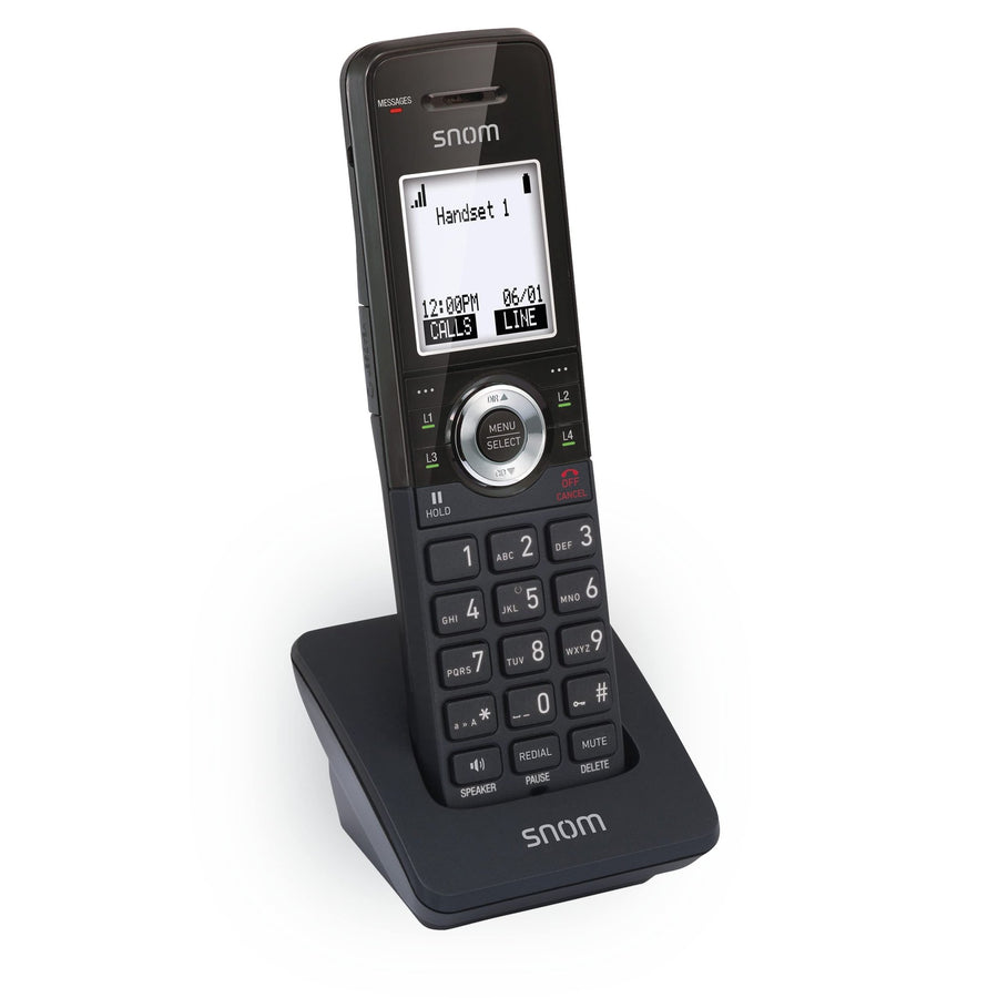 SNOM M10 Office Handset, Headset Connectable, Backlit Keypad, Long Standby time, Advanced Audio Quality **IPS-M10-PP** - Leader Electronics