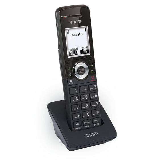 SNOM M10 Office Handset, Headset Connectable, Backlit Keypad, Long Standby time, Advanced Audio Quality **IPS-M10-PP** - Leader Electronics