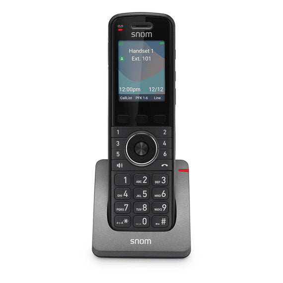 SNOM M55 DECT Handset, Bluetooth, HD Audio Quality, Long Standby time, Backlit Keys, Advanced Audio Quality, For PSU Use IPS-4661-AU - Leader Electronics