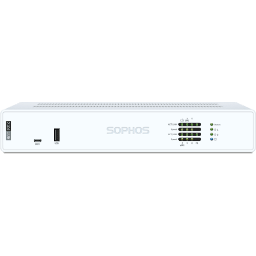 Sophos XGS 108 Security Firewall Appliance, Desktop, FW 12.5G, TP 2.5G, VPN 8.25G, 6x2.5GbE, 1xSFP. - Leader Electronics