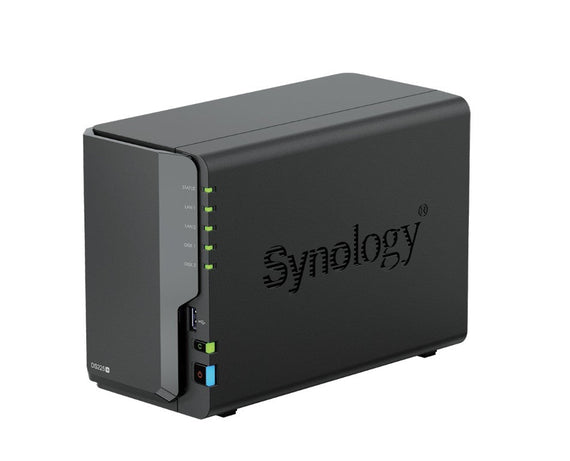 Synology DiskStation DS225+ 2-Bay 3.5' Diskless, Intel Celeron CPU, 2GB RAM, 1x 2.5GbE, 1x 1GbE, 2x USB 3.2 - Leader Electronics
