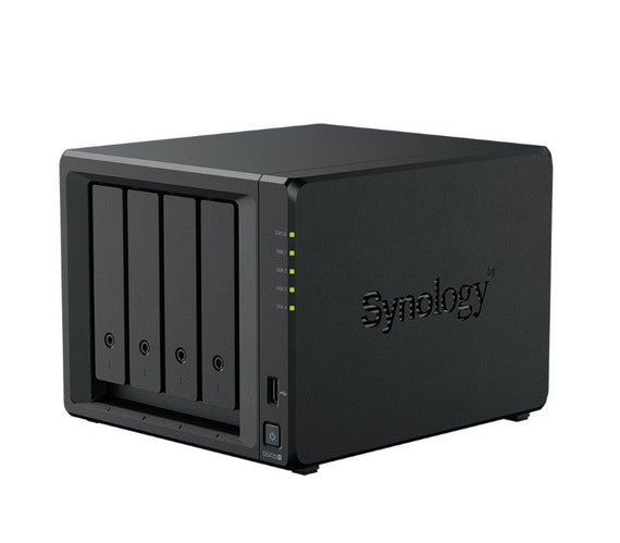 Synology DiskStation DS425+ NAS 4-Bay 3.5' Diskless, Intel Celeron J4125 1 x 1GbE + 1 x 2.5GbE, 2GB RAM, 2 x USB3.2, 3YW - Leader Electronics
