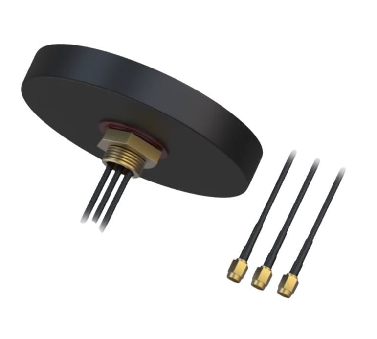 Teltonika Combo SISO Mobile/GNSS/WIFI Flush Mount Mobile Antenna for Vehicle/Cabinet - Compatible with TRB245 and TRB 255 - Leader Electronics