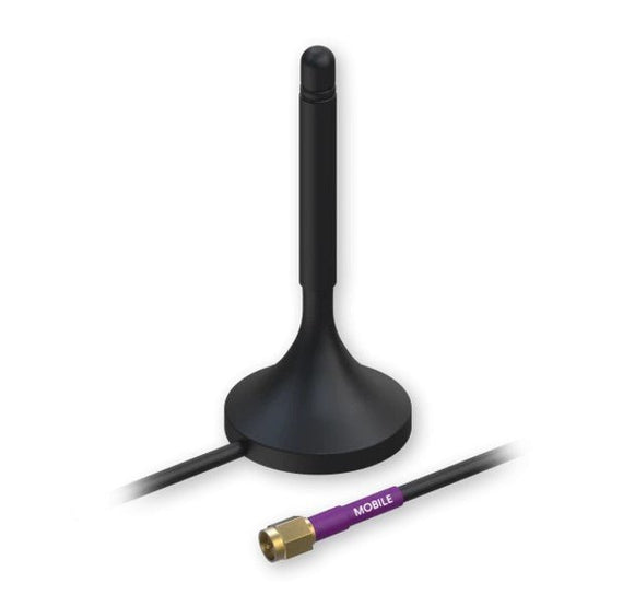 Teltonika Mobile 4G/LTE Magnetic SMA Antenna - 3m Cable Length - Leader Electronics