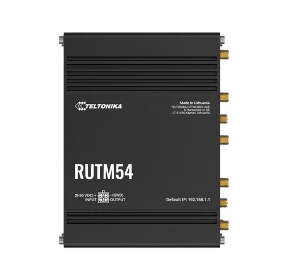 Teltonika RUTM54 Dual 5G Router, Dual SIM & eSIM™, Telit 5G Modem, Auto-Failover, - Leader Electronics